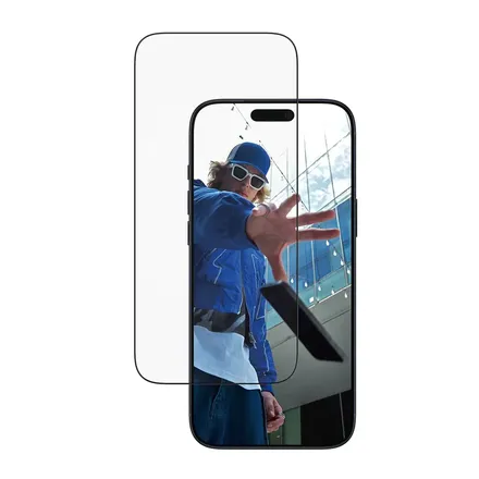 PanzerGlass ochranné sklo UWF pro iPhone 17 Pro Max - Black Frame