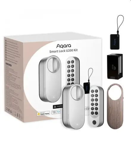 Aqara Smart Home zámek dveří U200 stříbrný