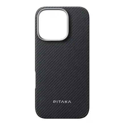 Pitaka kryt Ultra-Slim Case pro iPhone 16 Pro Max - Black/Grey Twill