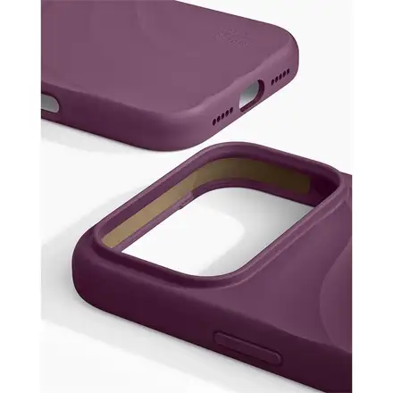 iDeal Fashion Soft Swirl Silicone Case MagSafe iPhone 17 Pro/18 Pro Velvet Plum