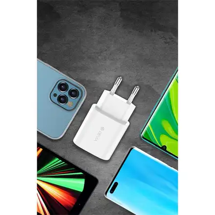 Devia síťová nabíječka Smart series PD Quick Charger 25W - White