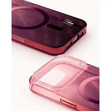 iDeal Fashion Clear Case MagSafe iPhone 17 Pro Max/18 Pro Max Cherry Lacquer