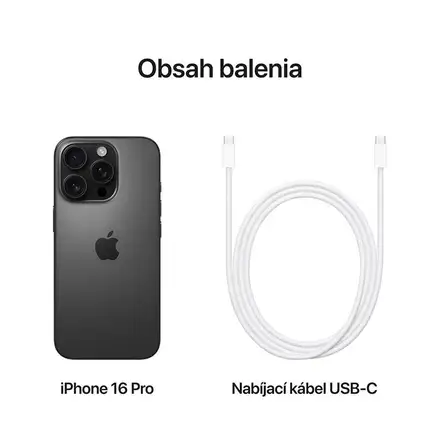 iPhone 16 Pro 512 GB Černý titan *Třída A*