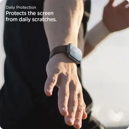 Spigen fólie Eliteshield EZ Fit pro Apple Watch 10 46mm - Clear