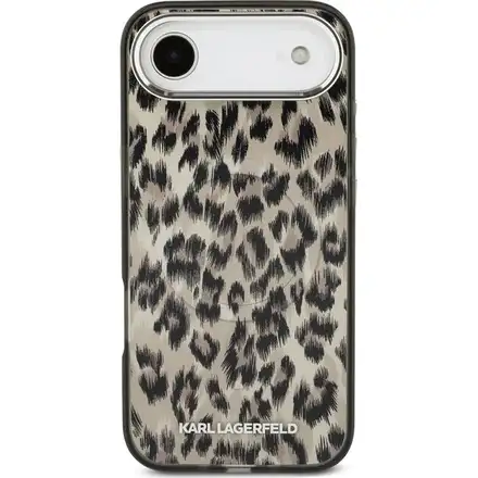 Karl Lagerfeld IML Leopard MagSafe kryt iPhone Air hnědý