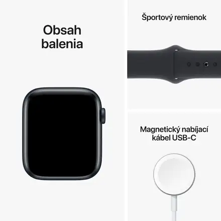 Apple Watch SE 2 GPS 44mm Temně inkoustový hliník *Třída B*