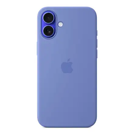 iPhone 16 Plus Silicone Case with MagSafe - Barvínkově fialová