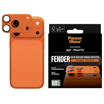 PanzerGlass Fender Camera Protection pro iPhone 17 Pro - Cosmic Orange