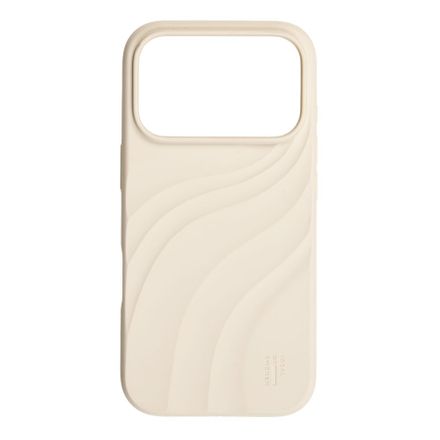 iDeal Fashion Soft Swirl Silicone Case MagSafe iPhone 17 Pro Max/18 Pro Max Cloud Dancer