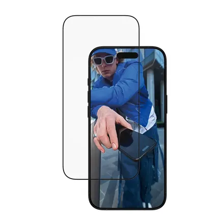 PanzerGlass ochranné sklo UWF pro iPhone Air - Black Frame
