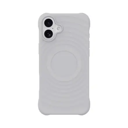 Devia kryt Ripple Magnetic Shockproof TPU Case pro iPhone 16 - White