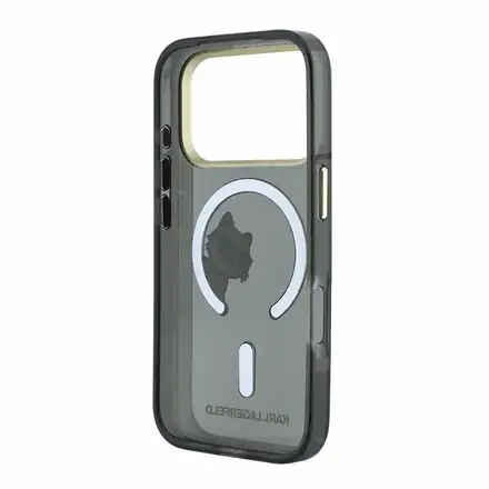 Karl Lagerfeld IML Choupette Peekaboo Magsafe kryt iPhone 18 Pro Max černá