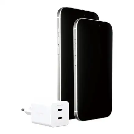 PanzerGlass EMPOWER Grand Prix Dual USB-C GaN 45W - White