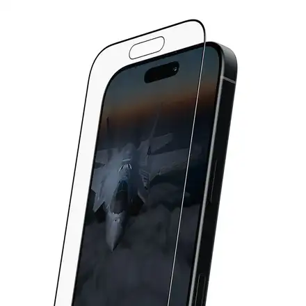 PanzerGlass ochranné sklo UWF Stealth pro iPhone 17/16 Pro - Black Frame