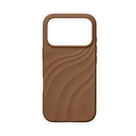 iDeal Fashion Soft Swirl Silicone Case MagSafe iPhone 17 Pro/18 Pro Salted Caramel