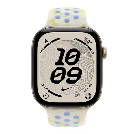Apple Watch 46mm Chalk Calm Nike Sport Band-S/M