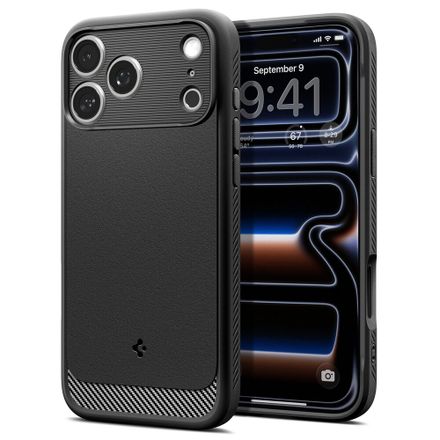 Spigen kryt Rugged Armor MagFit pro iPhone 17 Pro Max/18 Pro Max - Matte Black