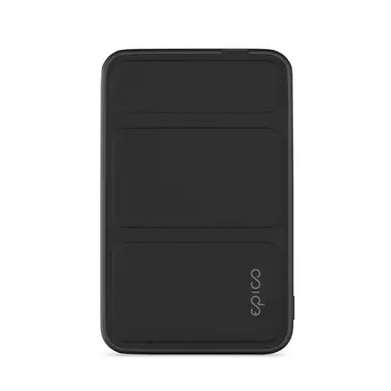 Epico UltraPack Stand 7000mAh Mag+ bezdrátová powerbanka se stojánkem EM47 - černá