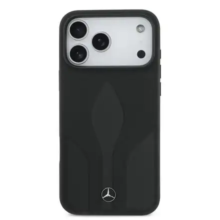 Mercedes Leather The Move MagSafe Zadní Kryt pro iPhone 17 Pro Max černý