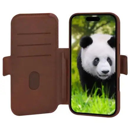 dbramante1928-Pouzdro Lynge s MagSafe pro iPhone 17 Pro Max, dark tan