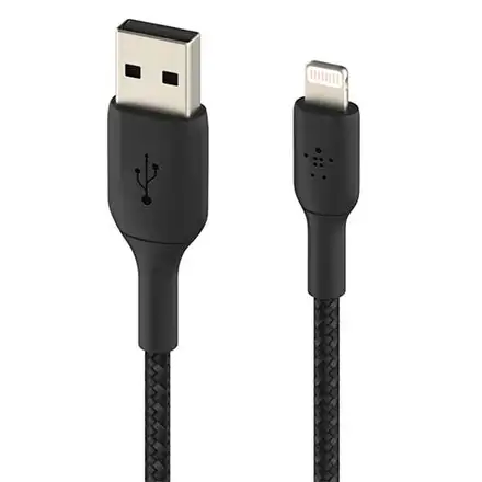 Belkin kabel Boost Charge Braided USB to Lightning 2m - Black