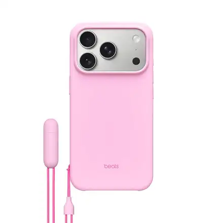 Apple Beats iPhone 17 Pro Kickstand Case with MagSafe and Camera Control - Pebble Pink