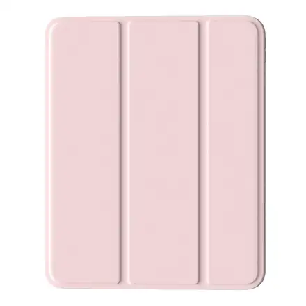 Devia pouzdro Leather Case with Pencil Slot pro iPad Pro 13" M4/M5 - Light Pink