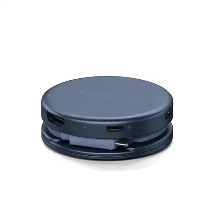 Satechi USB-C Hub OntheGo 5-in-1 Multiport Adapter - Indigo