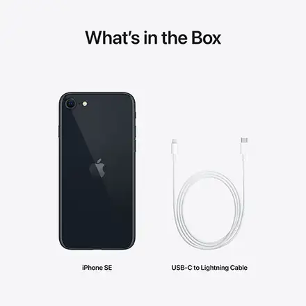 iPhone SE 128 GB Temně inkoustový (2022) *Použitý s DPH – Třída B*