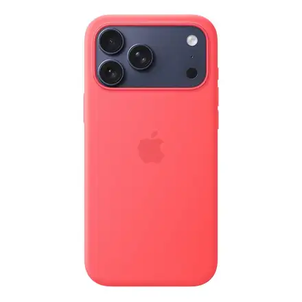 iPhone 17 Pro Max Silikonový kryt s MagSafe – Guavově růžový