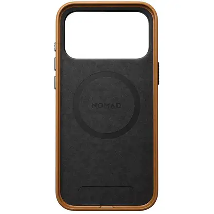 Nomad kryt Traditional Leather Case MagSafe pro iPhone 17 Pro Max - English Tan