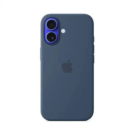 iPhone 16 Silicone Case with MagSafe - Denimová