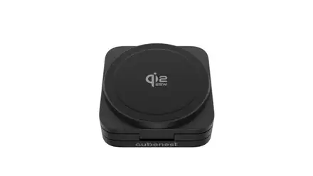 Cubenest Qi2.2 3v1 Skládací bezdrátová magnetická nabíječka SQ312 Ultra - černá