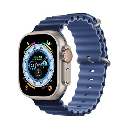 Deví řemínek Deluxe Series Sport6 Silicone Two-tone Band 40/41mm - Light/Deep Blue
