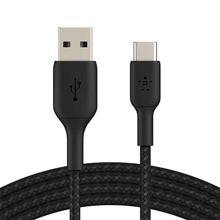 Belkin kabel Boost Charge Braided USB-A to USB-C 1m - Black