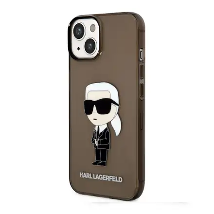 Karl Lagerfeld IML Ikonik NFT kryt iPhone 14 Plus černý