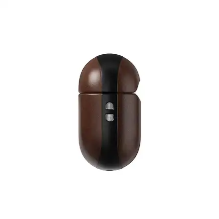 Nomad pouzdro Leather Case Horween pro Apple Airpods Pro 2-Rustic Brown