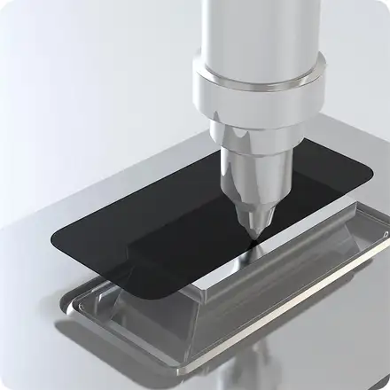 Devia ochranné sklo Van Series Privacy pro iPhone 17 - Black Frame