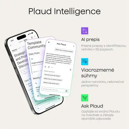 PLAUD Note Pro Black - AI hlasový záznamník