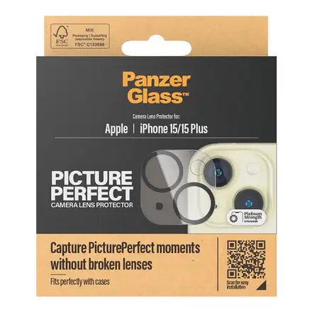 PanzerGlass ochranné sklo PicturePerfect pro iPhone 15/15 Plus