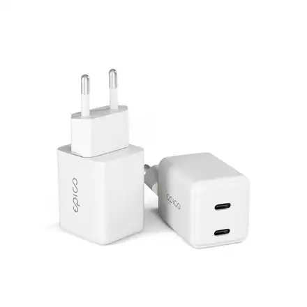 iStores by Epico Ultraboost GaN 35W síťový adaptér EA35 - bílá