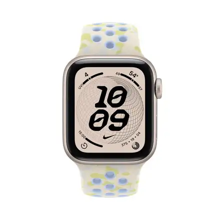 Apple Watch 40mm Chalk Calm Nike Sport Band-S/M