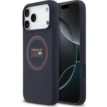 Red Bull Silicone Red Ring MagSafe Zadní Kryt pro iPhone 17 Pro modrý