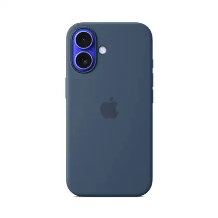 iPhone 16 Silicone Case with MagSafe - Denimová