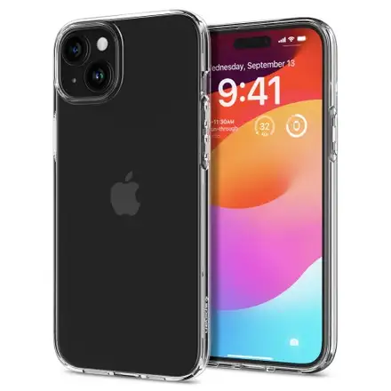 Spigen kryt Crystal Flex pro iPhone 15 - Crystal Clear