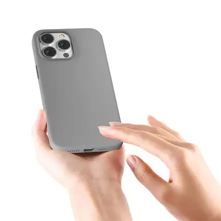 Devia kryt Nature Series Silicone Case pro iPhone 14 Pro Max - Navy Blue