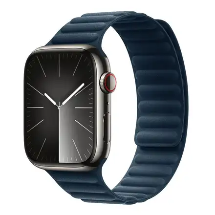 Devia řemínek Deluxe Magnetic Fiber Watch Band 44/45/46mm - Sea Blue