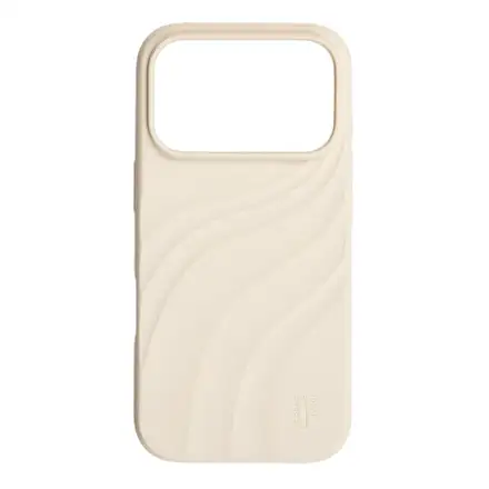 iDeal Fashion Soft Swirl Silicone Case MagSafe iPhone 17 Pro Max/18 Pro Max Cloud Dancer