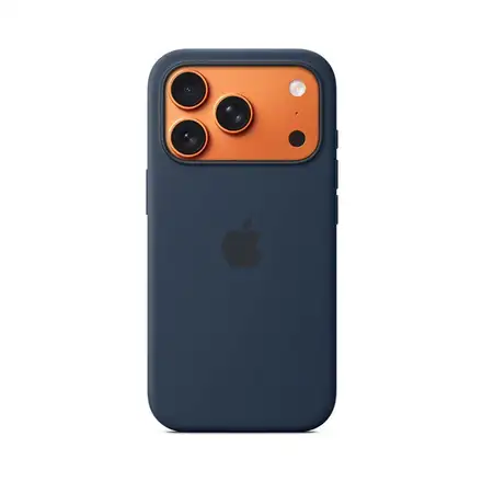 Apple iPhone 17 Pro Silicone Case with MagSafe – Midnight