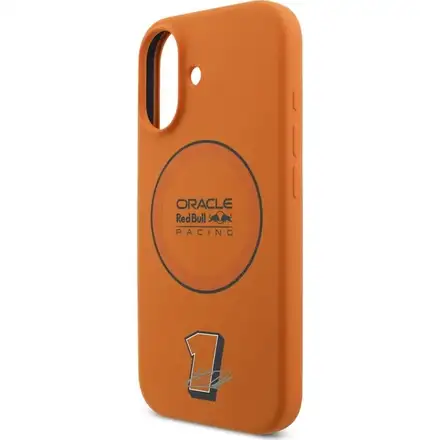 Red Bull Silicone Blue Ring MagSafe Zadní Kryt pro iPhone 17 oranžový